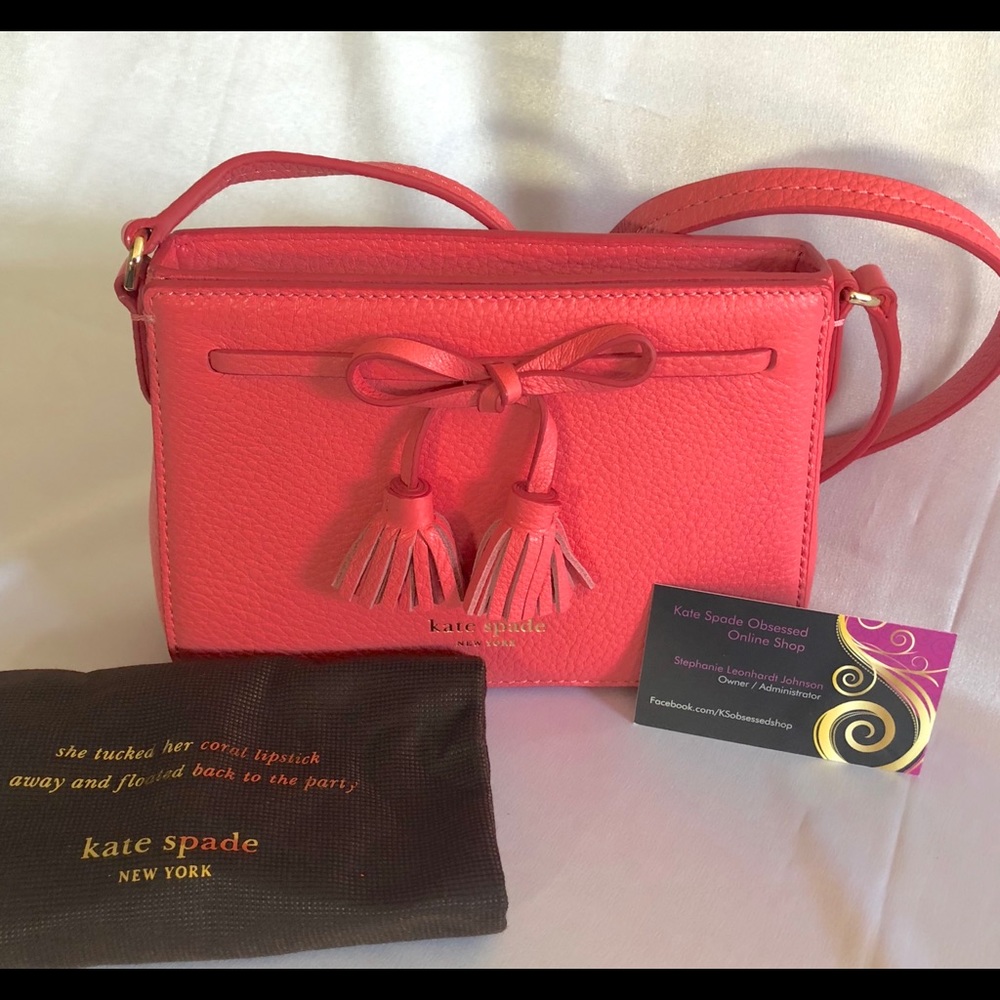 NWOT Kate Spade Hayes Street Eniko Crossbody Warm Guava PXRU7594